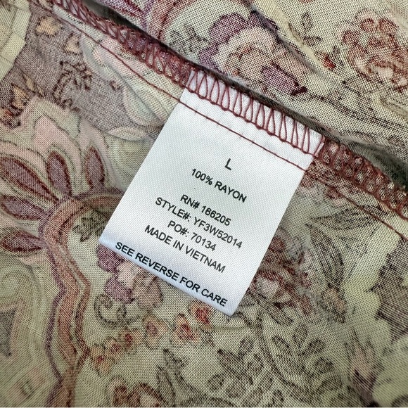 Lucky Brand | Floral Bohemian Boho Western Dress - Picture 9 of 9